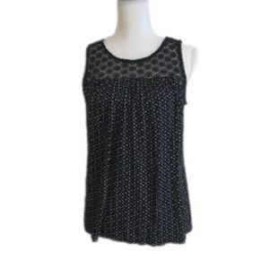 LOFT Sleeveless Crochet Top